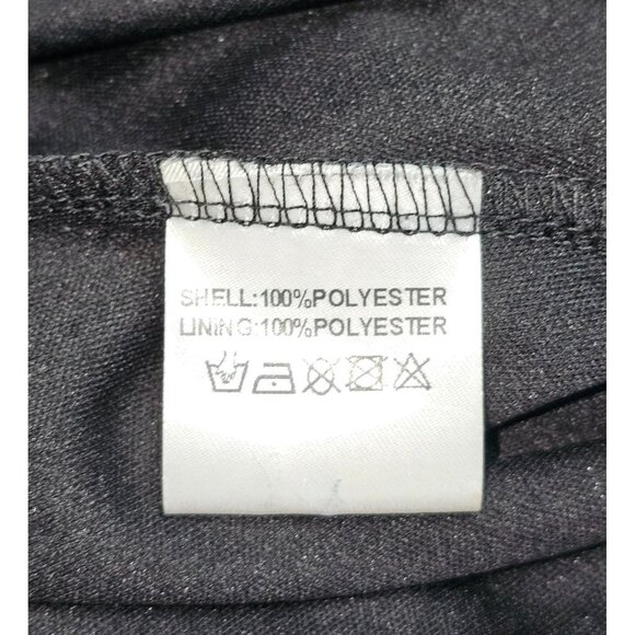 City Goddess London Women's Black Gold Sequin Maxi Dress With V-Neck Sz 6 2575 - Picture 13 of 15